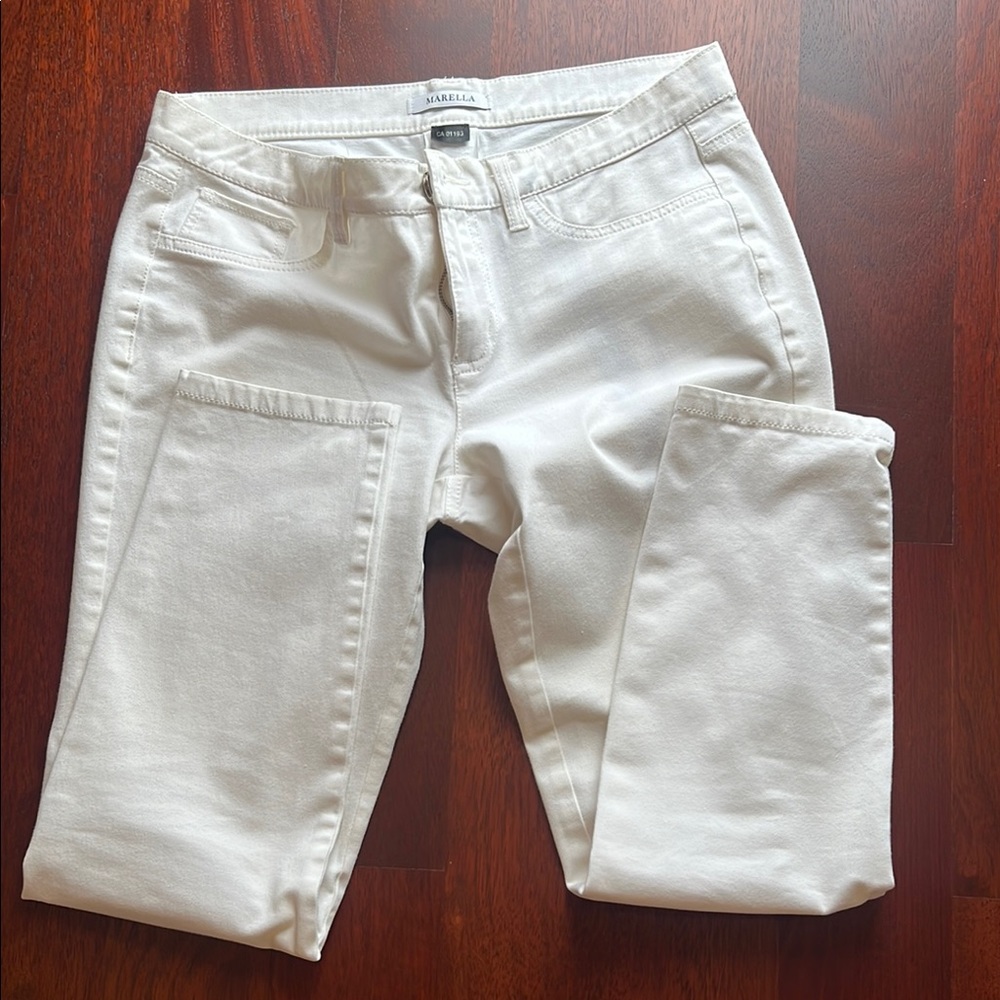 Marella White Skinny Jeans Versatile Style